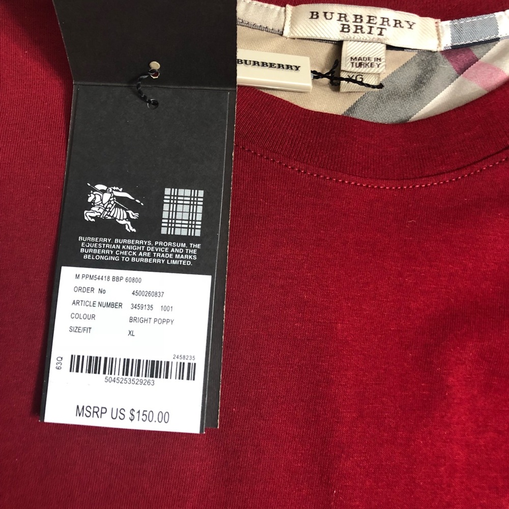 Burberry Brit Nova Check T-shirt. BNWT